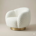 Gwyneth Bouclé Swivel Chair