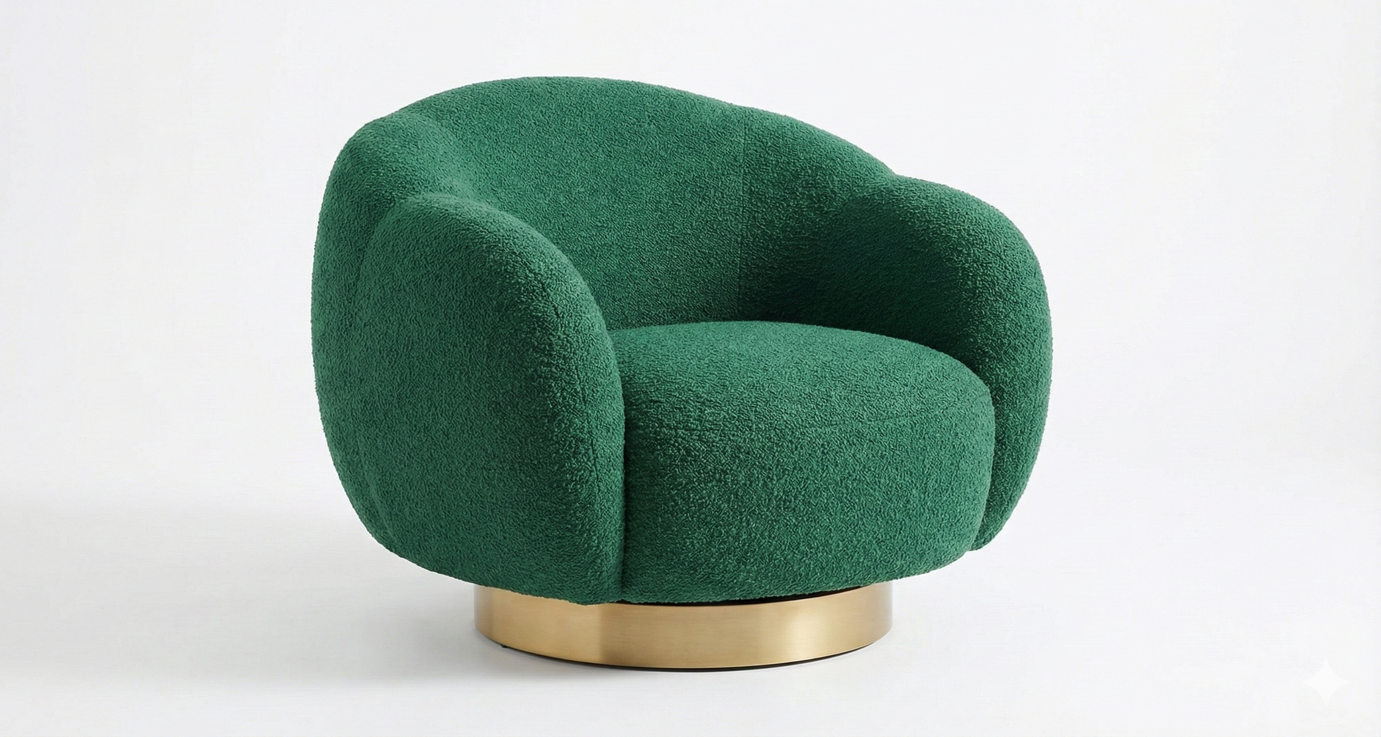 Gwyneth Bouclé Swivel Chair