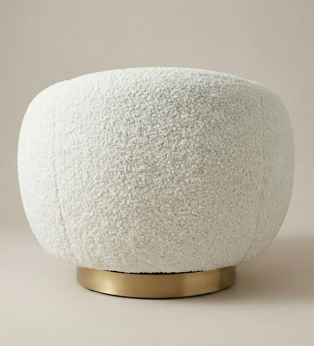 Gwyneth Bouclé Swivel Chair